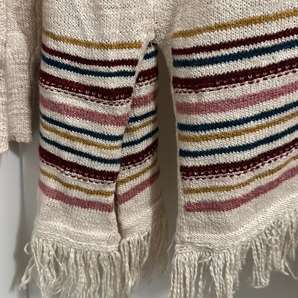 Hippie Rose Striped and Fringed Cardigan - Picture 5 of 5